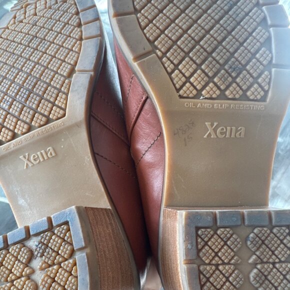 Xena Gravity Safety Shoe Cognac Brown Women's Size 9.5 Steel Toe Work Non-slip - Picture 11 of 11